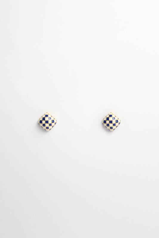 Squarecheck Earrings